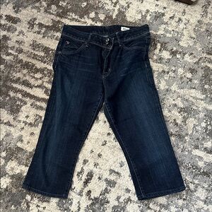 Hudson Jeans Classic Indigo  denim capris
